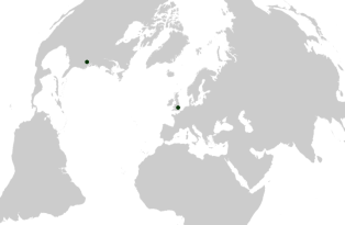 Map of Entrywan data center locations in Ashburn and London